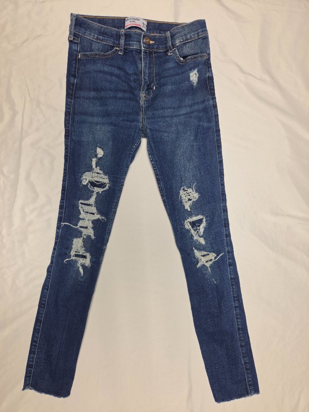 Abercrombie Kids High-Rise Jean Legging Distressed Size 13/14